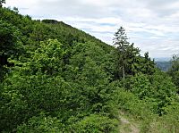 prudký sešup do Mořkova