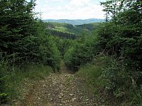 sestup do sedla Stříbrník