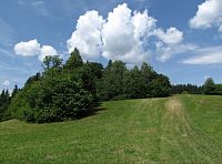 Javorníky - sedlo Stříbrník s výhledovou loukou