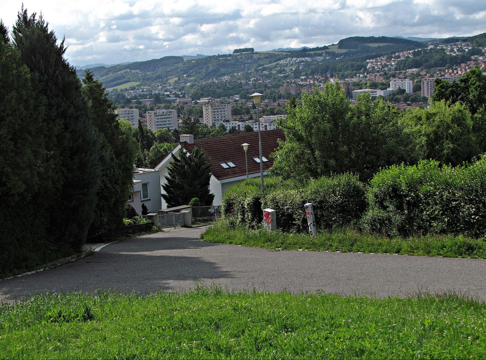 Zlín - ulice Nad Vývozem
