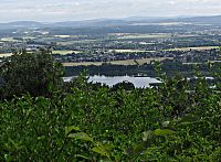 výhledy ze zahrádky restaurace