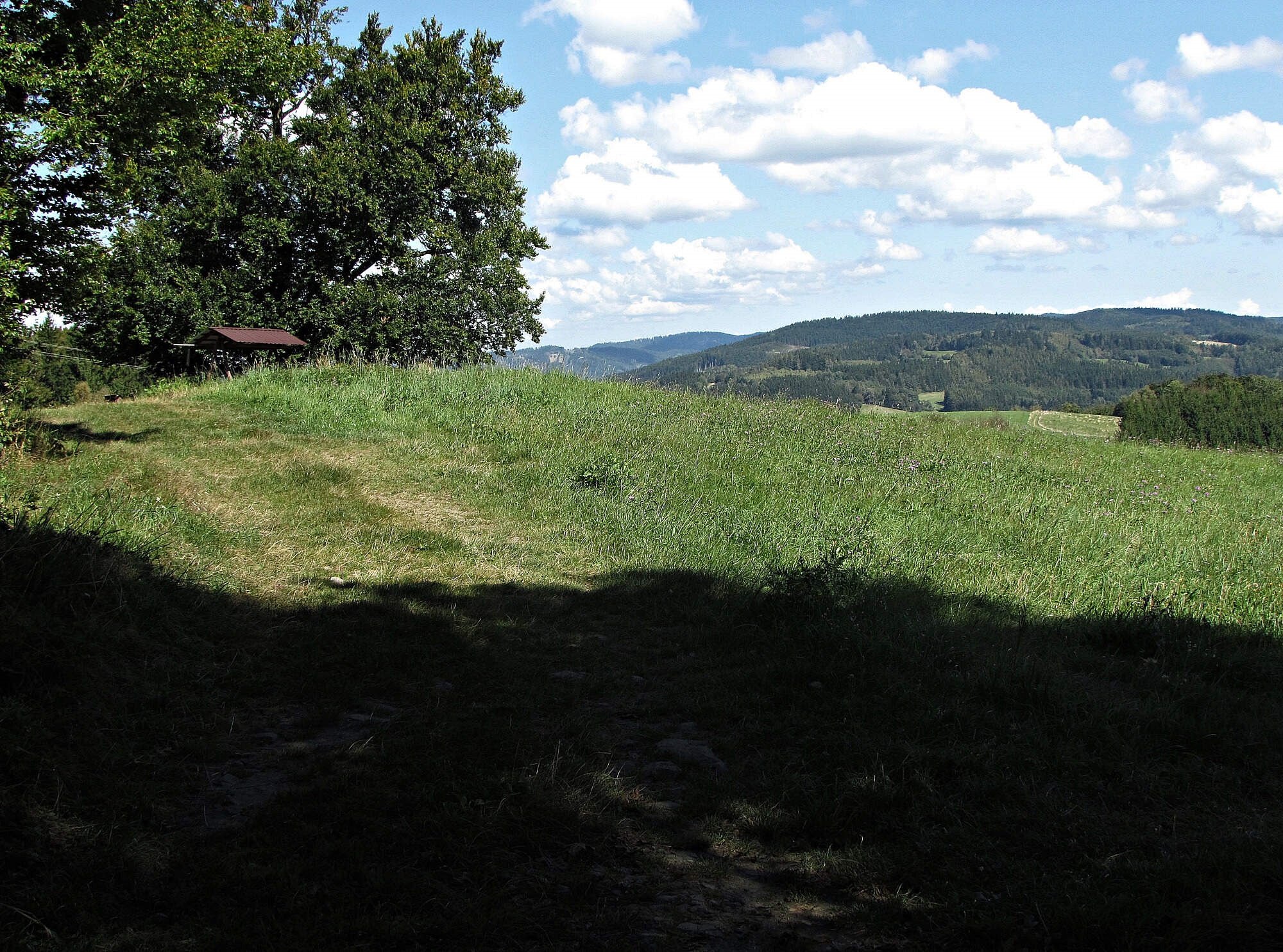 Vyhlídkový hřeben nad Vráblovými pasekami