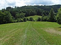 vyhlídková louka za sedlem