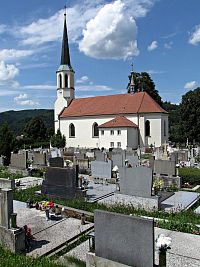 Hovězí - kostel Máří Magdalény