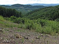 nad lukovským Dlouhým žlebem