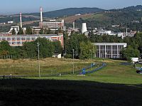 Vyhlídka na Zlín od sjezdovky