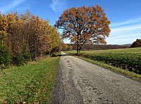 Kříž u silnice za Rudicemi