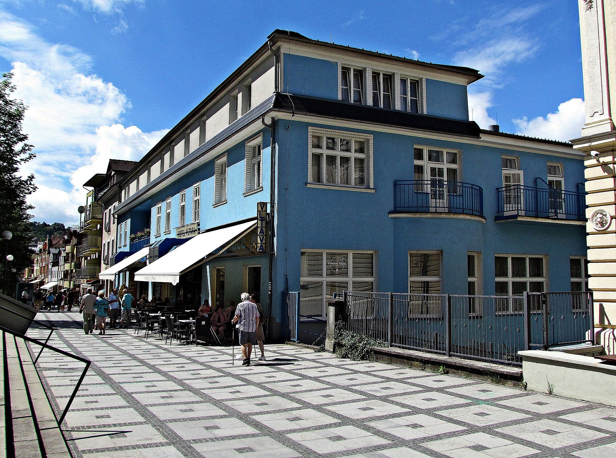 Luhačovice - ulice Dr.Veselého