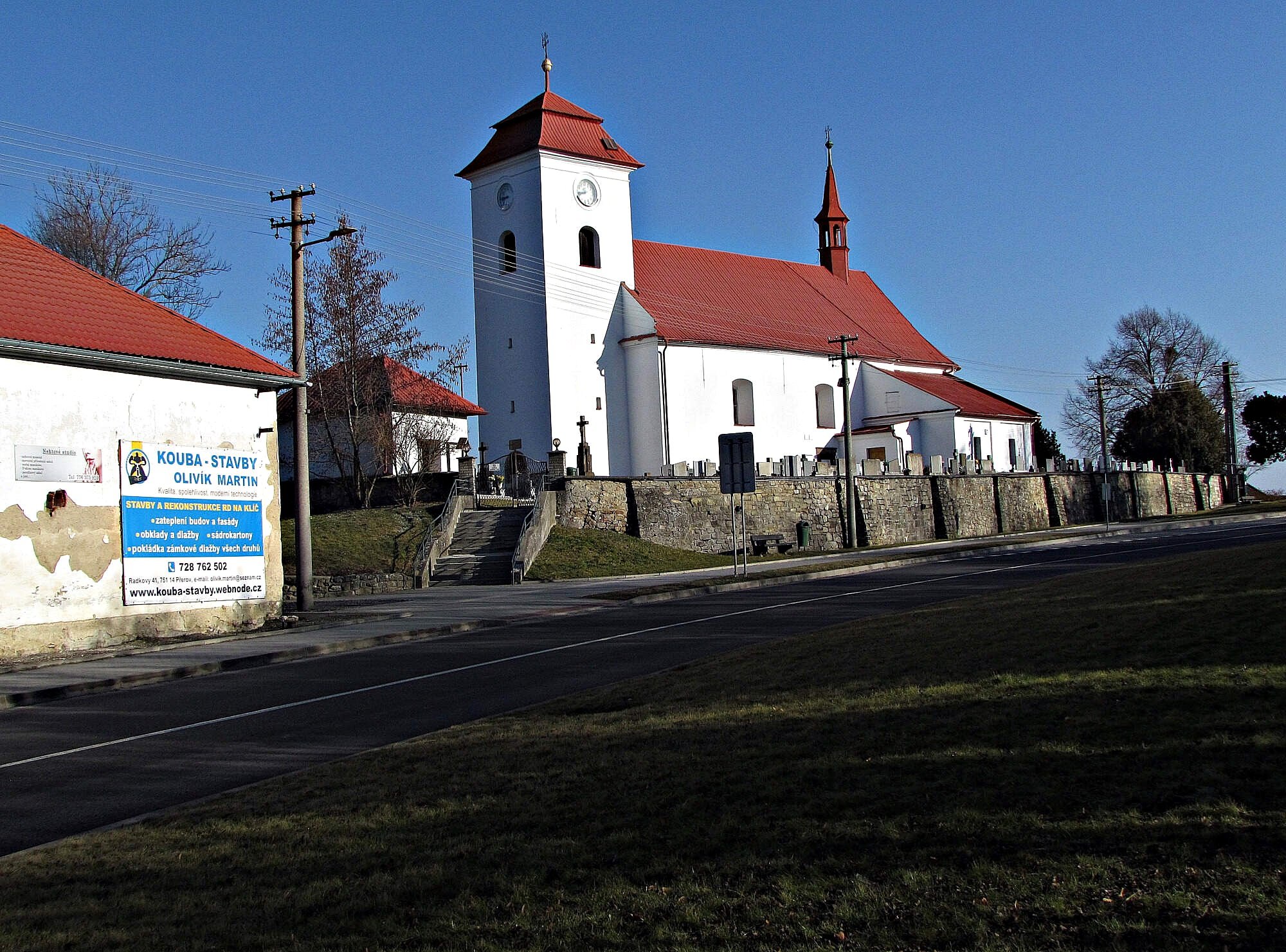 Loukov - kostel sv.Václava