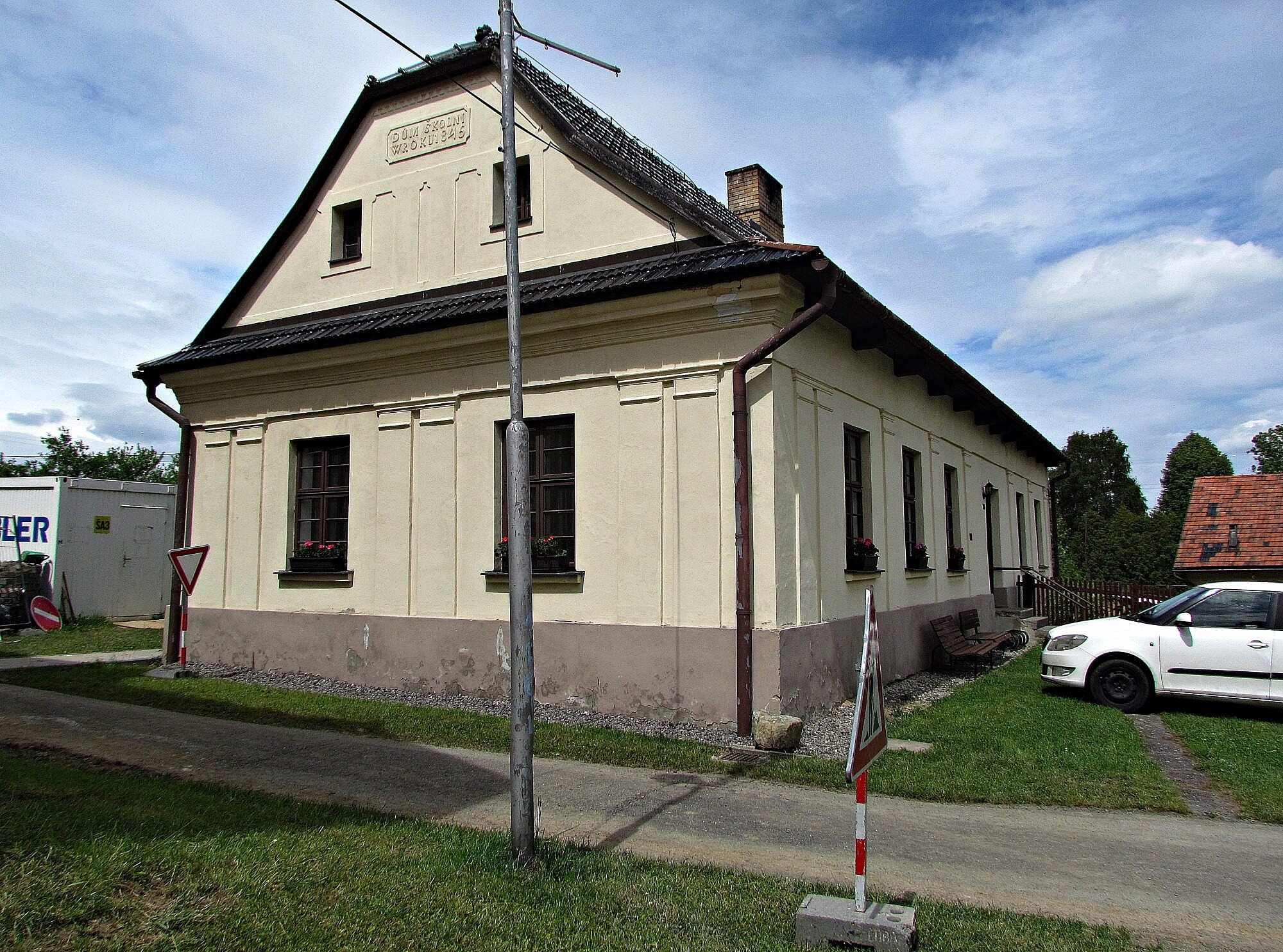 Hodslavice - evangelická škola