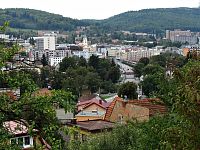 výhledy z horní části ulice