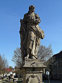Palackého náměstí . sv.Juda Tadeáš