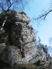Bradlo  - vrcholové skalisko