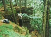 Mrazový srub - ( Vlčia skala ) - pod vrchem Súlov v Beskydech