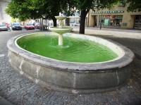 fontána na náměstí