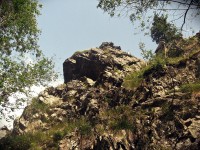 vrcholová skalní hradba