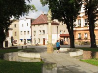 náměstí A.Jiráska a nová fontána