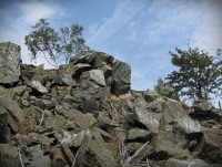 Černé kameny - vyhlídkové skály na kótě 954 m