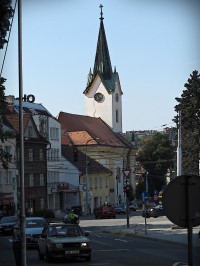 kostel v centru města