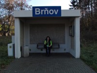 Železniční zastávka v Brňově