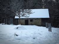 seník - orientační bod pro přístup horolezců