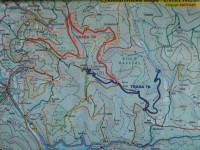 Mapa - okolí Lysé hory /včetně Veličky a u Zbuja/