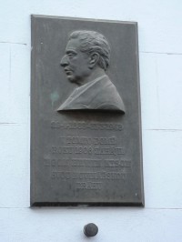 Praha 1 - Panská - pamětní deska Egon Erwin Kisch