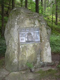 Mistr Jan Hus - pamětní kámen