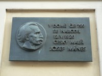Pamětní deska Josef Mánes