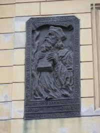 Praha 1 - Řeznická - pamětní deska Jeroným Pražský