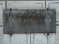 Praha 1 - Velkopřevorské náměstí - pamětní deska Josef Bohuslav Foerster