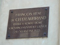 Pamětní deska de Chateaubriand
