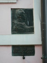 Praha 1 - Míšeňská - pamětní deska Eduard Vojan