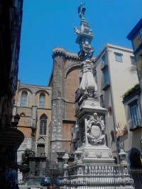 Neapol - obelisk svatého Januária