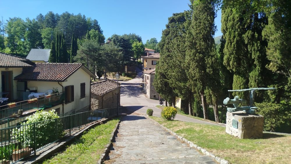 La Verna - Gubbio 2026 (den 4., z Caprese Michelangelo do Anghiari)