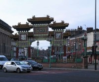 Liverpool - čínská čtvrť