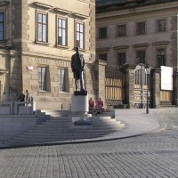 Praha, Hradčany - socha Tomáše Garrigue Masaryka
