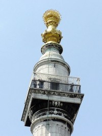 Londýn - Monument to the Great Fire of London