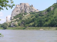 hrad Devín  - pohled z rakouska