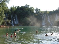 Vodopády Kravice - panorama