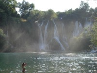 Vodopády Kravice - panorama