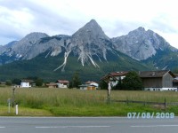 Zugspitze-pohled z Rakouska