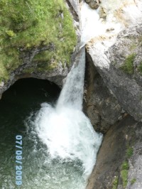 Marienbrucke a vodopád Pollatschlucht