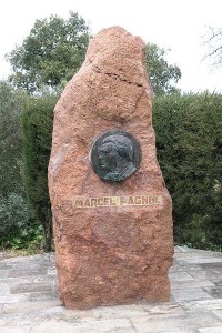 Cannes - pomník Marcela Pagnola