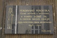 Praha, pamětní deska Ferdinanda Peroutky