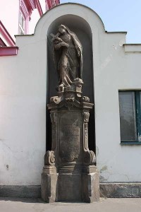 Praha, socha svaté Aji