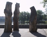 Praha, skulptura Titáni na Kampě