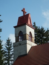 Věž filiálního kostela Panny Marie