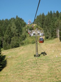 Lanovka z Bad Gasteinu na Stubnerkogel