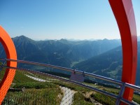Pohled z plošiny Glocknerblick do údolí Gasteinu